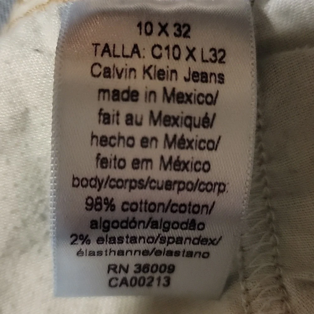 CALVIN KLINE FLARE MEDIUM WASH WOMENS JEANS SIZE 10X32 - Picture 9 of 9